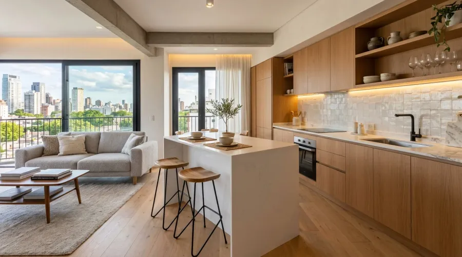Remodelación integral de cocina y living, foto 1